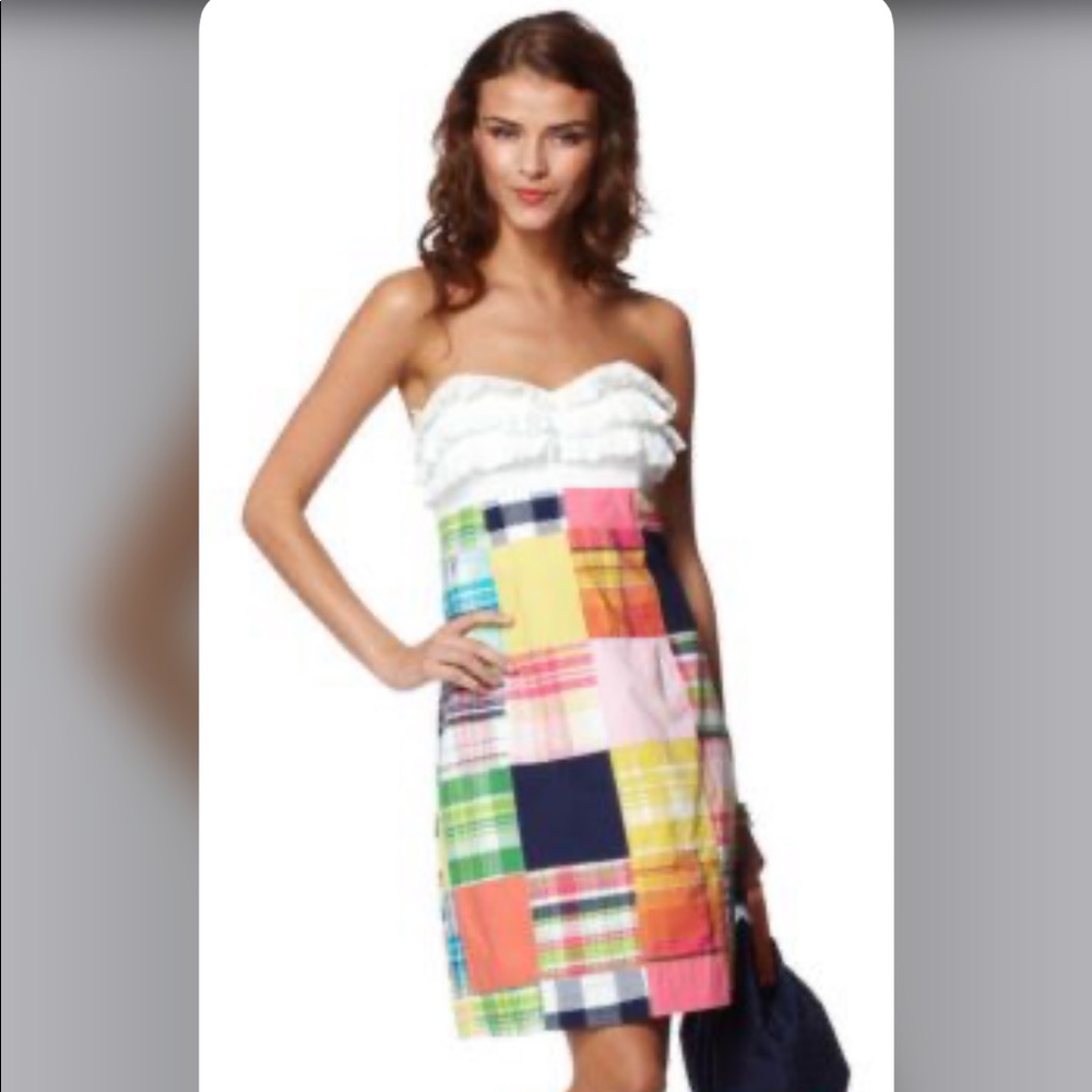 Lilly Pulitzer Cameron strapless ruffle dress